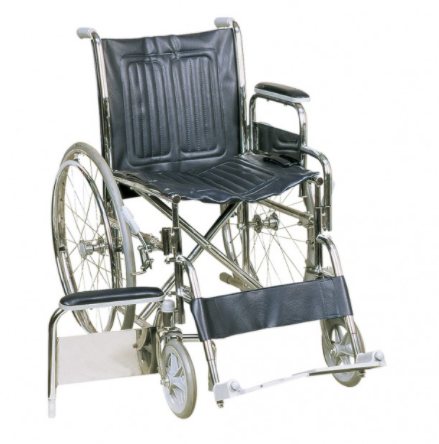 Silla de ruedas, ancho asiento 46 cm. 