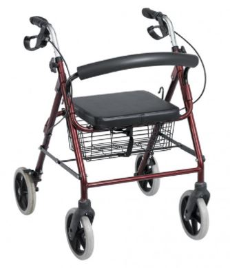 Andador Rollator con 4 Ruedas.